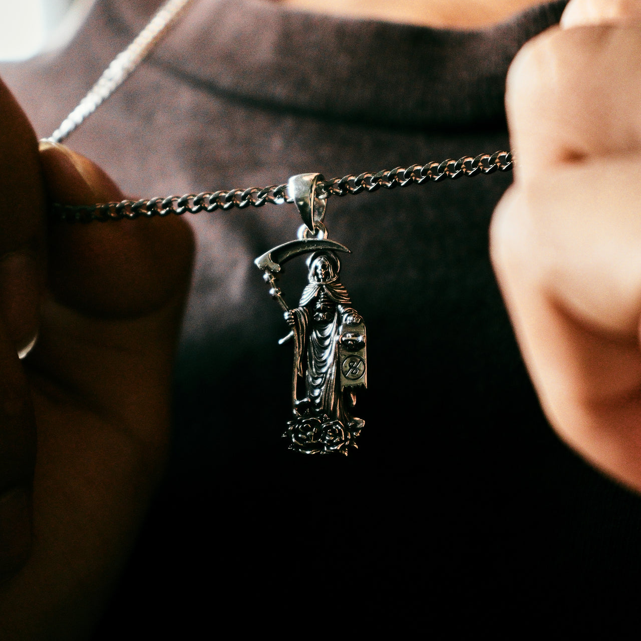 NEW! Reaper Pendant (Silver)